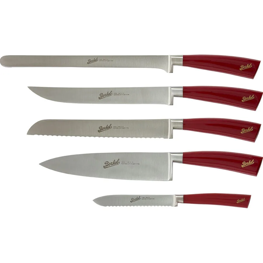 Berkel Messer-Set Elegance rot Stahl