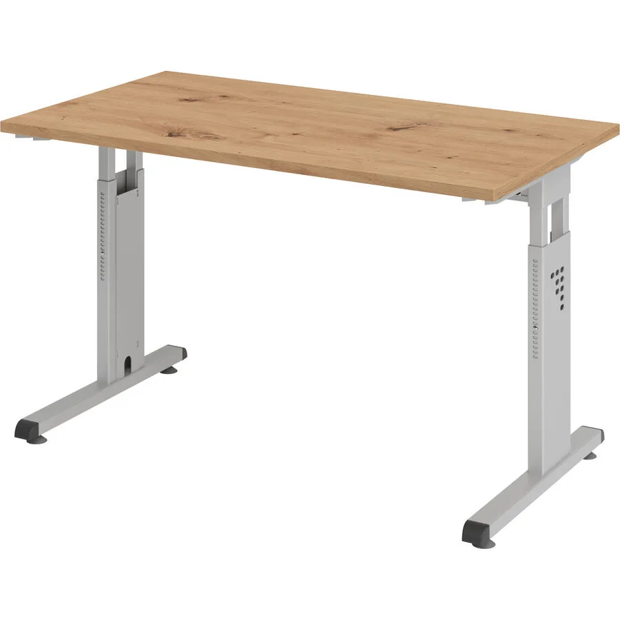 Schreibtisch Office Asteiche 2 mm ABS-Kante B 120 T 67 cm