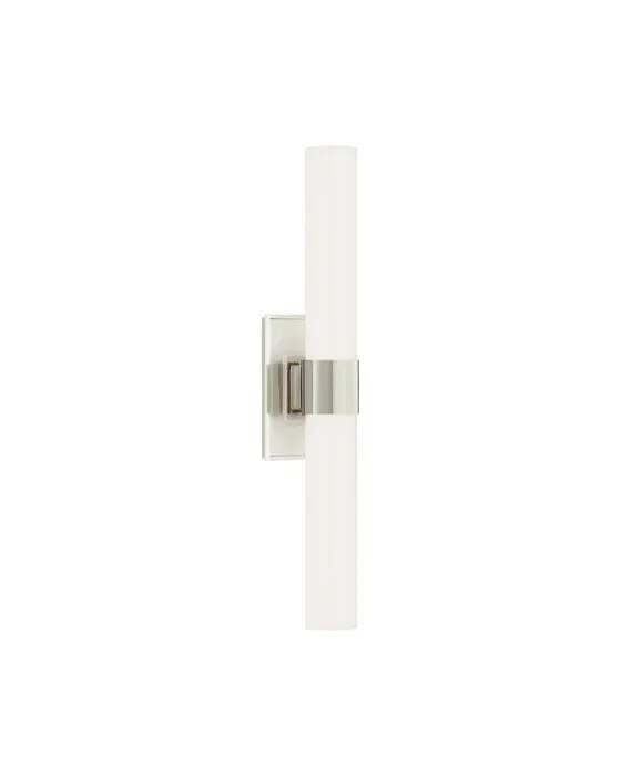 Presidio Petite Double Sconce Nickel