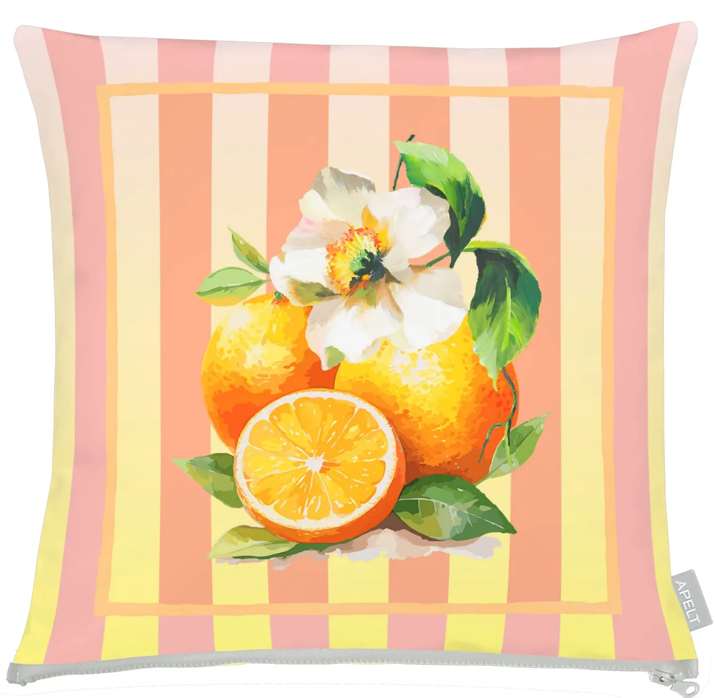 Apelt Kissenhülle Orangenblüten Orange 50x50 cm Orange | Schubiger Möbel