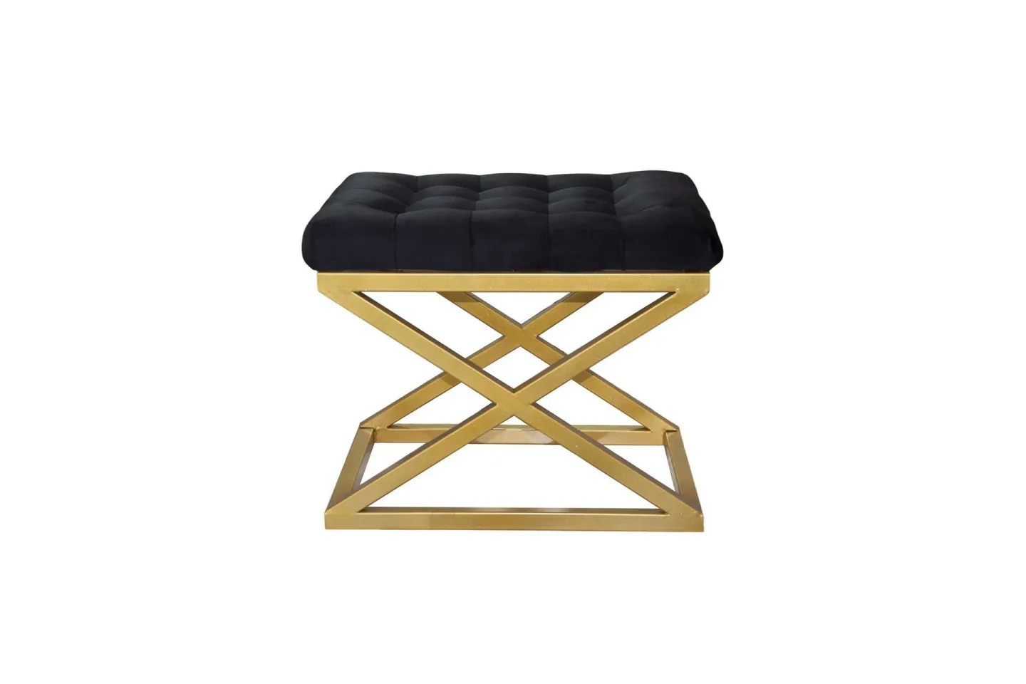 Gillie Sittpuff 40 cm - Guld/Svart