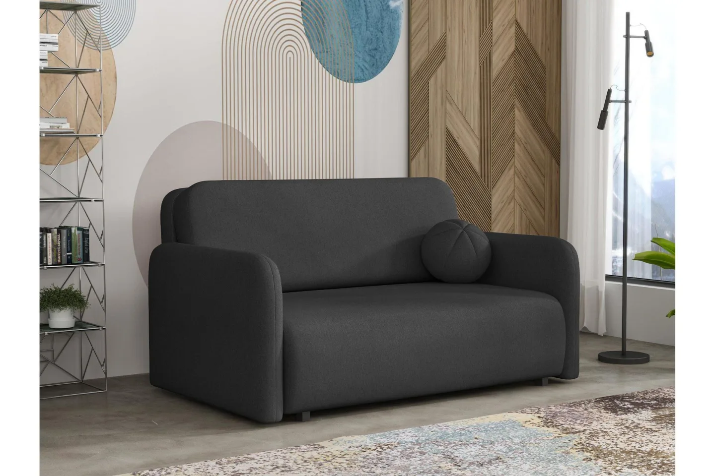 Ajmeri Bäddsoffa 3-sits - Grå