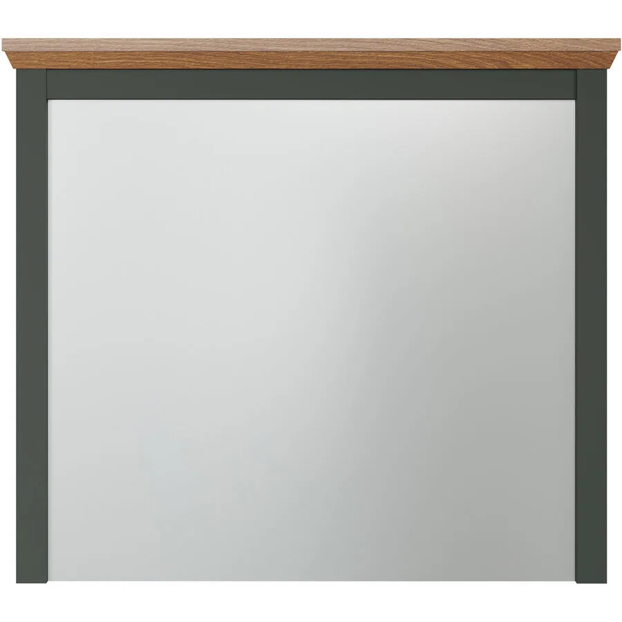 Wandspiegel Stanton tannengrün MDF B 77 H 68 cm