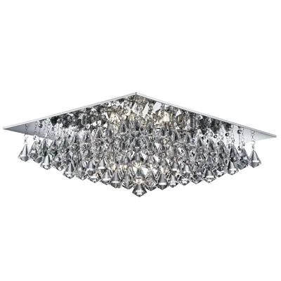 Searchlight - Hanna 55cm - Kristallkrona - Krom
