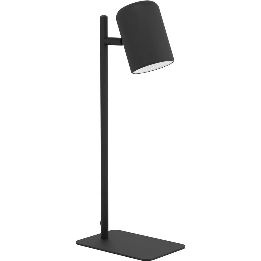 Eglo Tischlampe Ceppino Schwarz/Weiss Stahl 38 cm