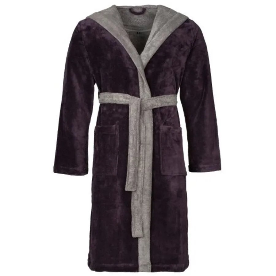 Bademantel Poppy XXL anthrazit Polyester XXL