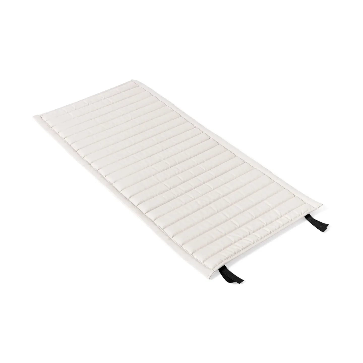 HAY Palissade Dining Quilted karmstolsdyna Cream white