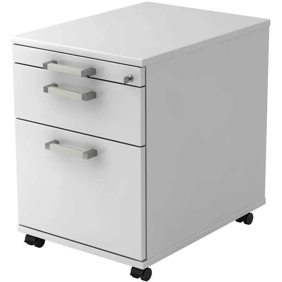 Rollcontainer Office weiss Holzwerkstoff B 42.8 H 59 cm