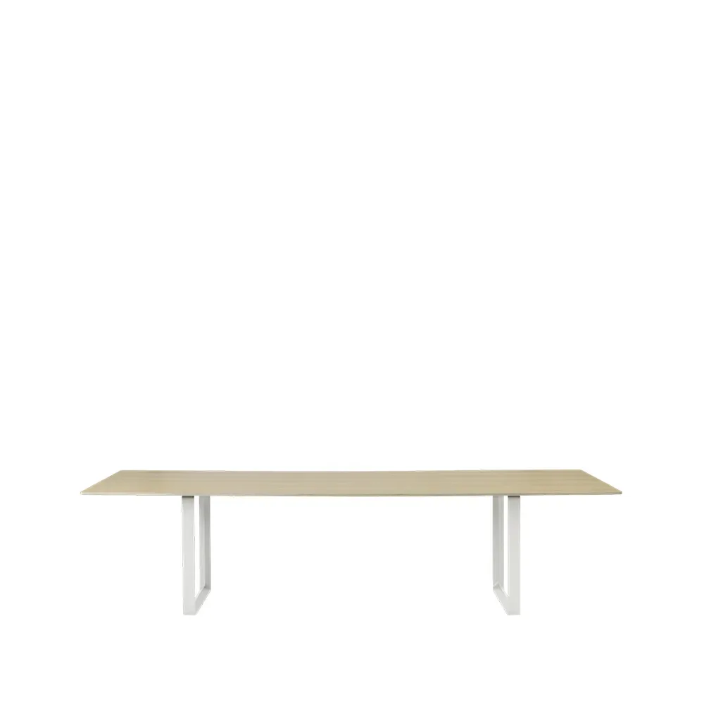 Muuto 70/70 matbord 295x108 cm Oak veneer-Plywood-White