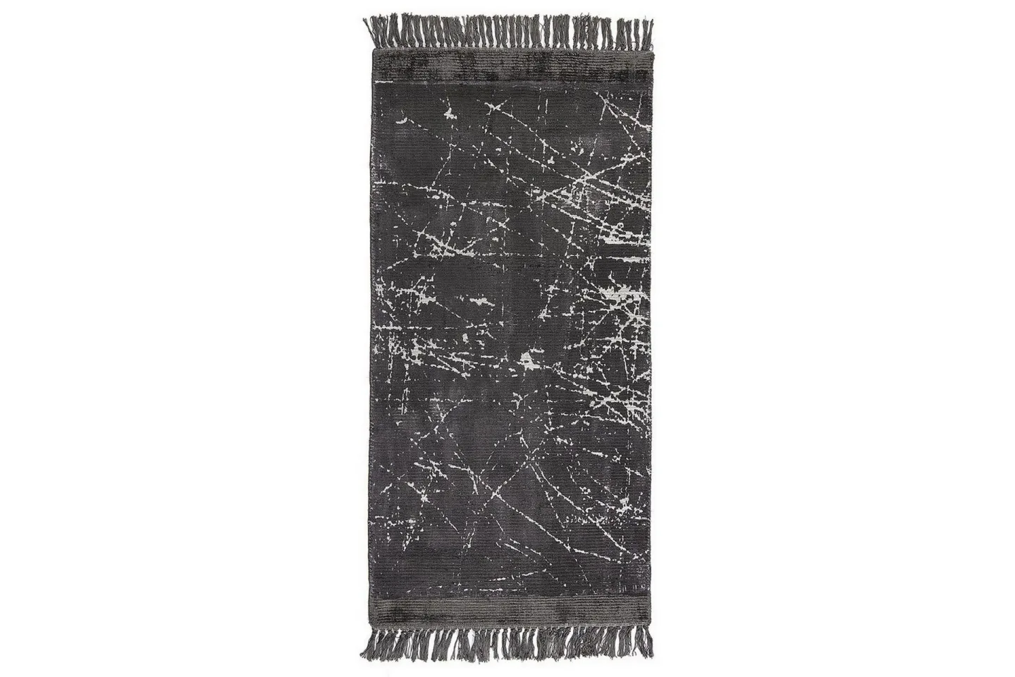 Matta Hanli - Mörkgrå, vit, 80x150 cm