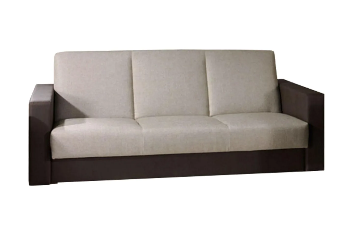 Square Bäddsoffa 222x97x88 cm - Beige/Grå