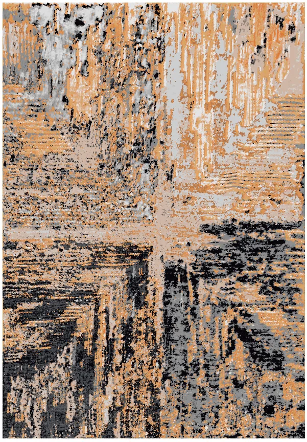Wilton-teppe - Tizzano (gull/multi) (Størrelse: 160 x 230 cm)