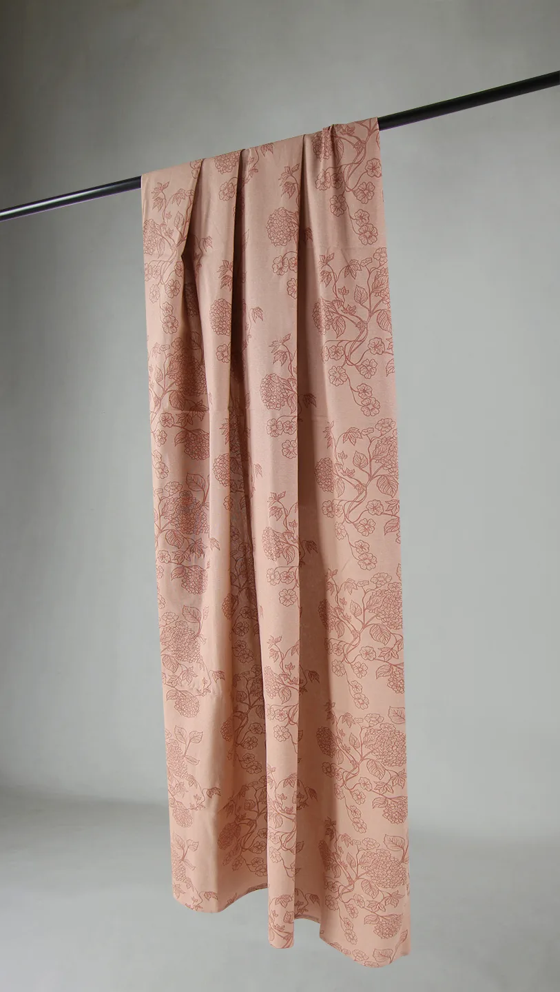Gardiner - Bomullsgardin Minna (rosa) (Størrelse: 140 x 250)