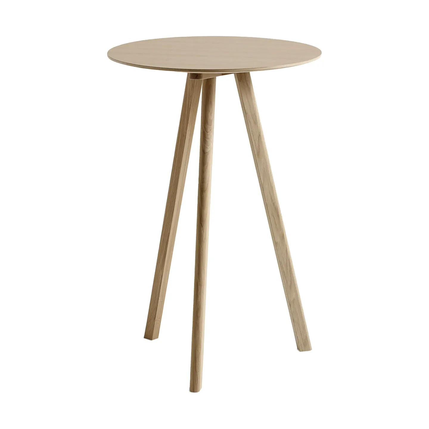 HAY CPH20 2.0 Bartisch Ø70 cm Lacquered oak-oak veneer