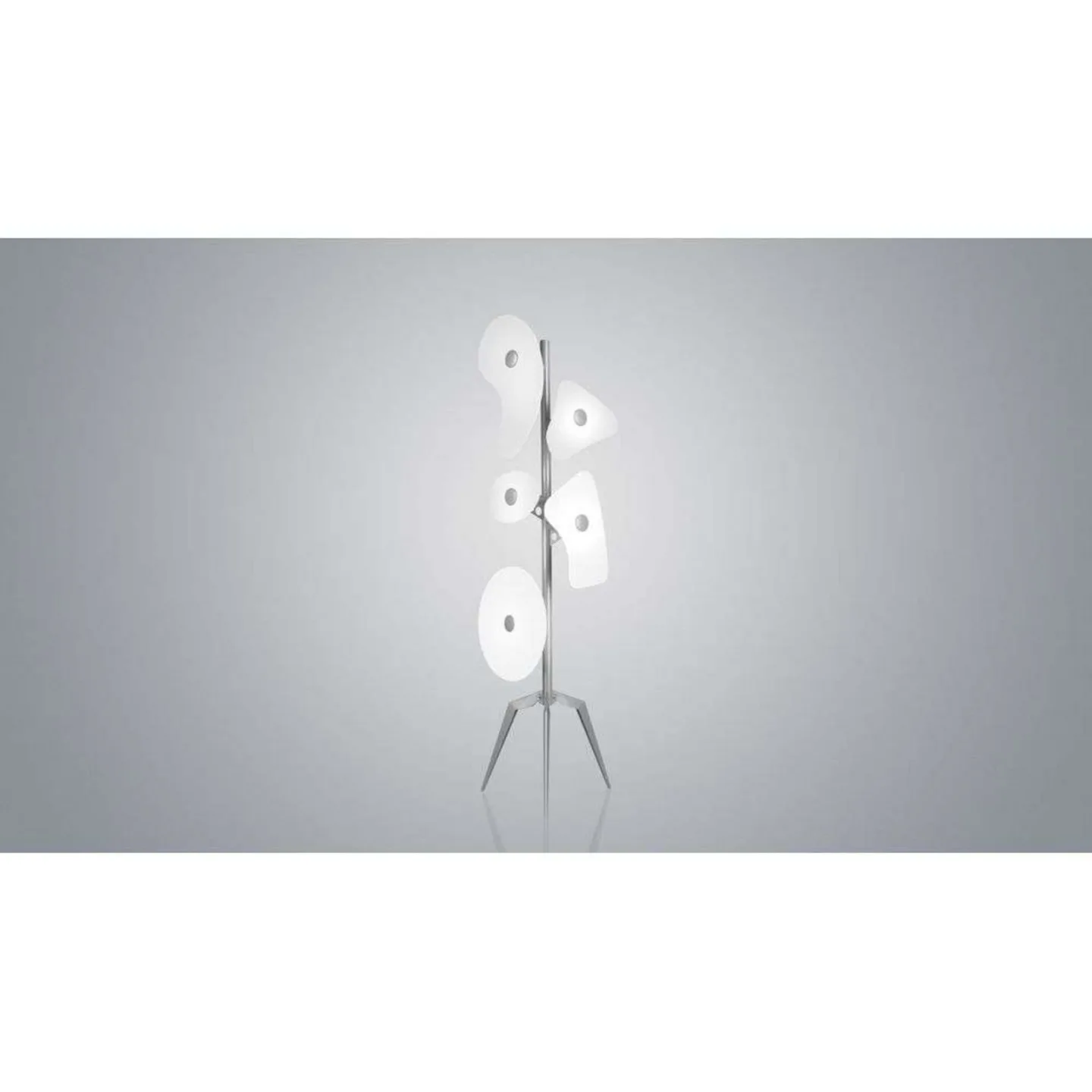 Orbital Gulvlampe Hvid - Foscarini - Stue - Metal