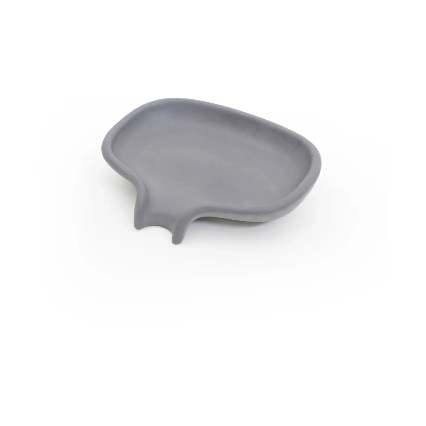 Bosign Soap Saver Flow Seifenretterschale mit Entlassungsbeton Grau