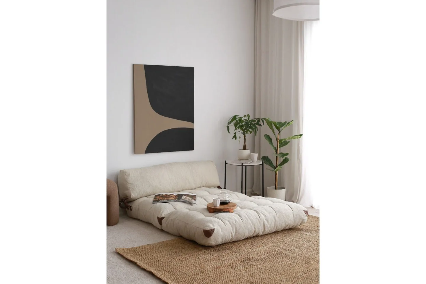 Fold Teddy Bäddsoffa Cream - Cream