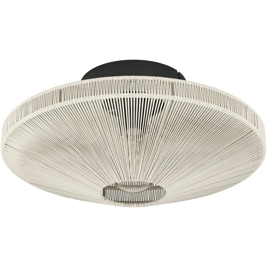 Eglo Deckenlampe Midsumer Schwarz Stahl 17.5 cm