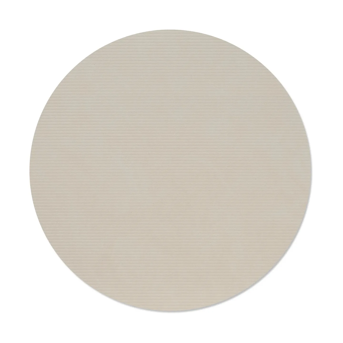 LIND DNA Corduroy Tischset Oyster white, circle, L