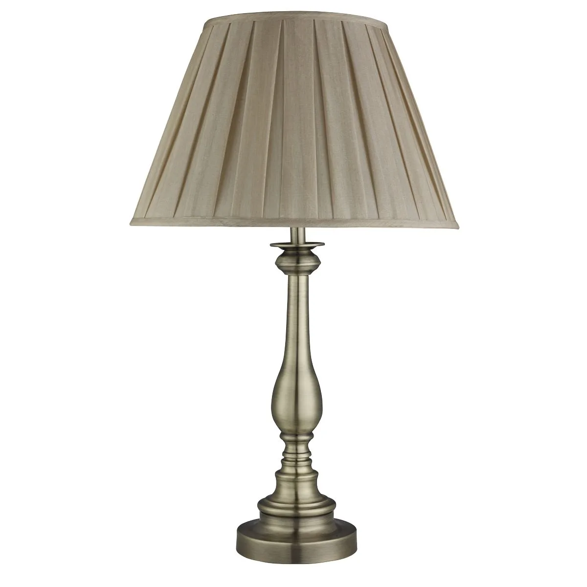 Searchlight - Flemish 62cm - Bordslampa - Antikmässing