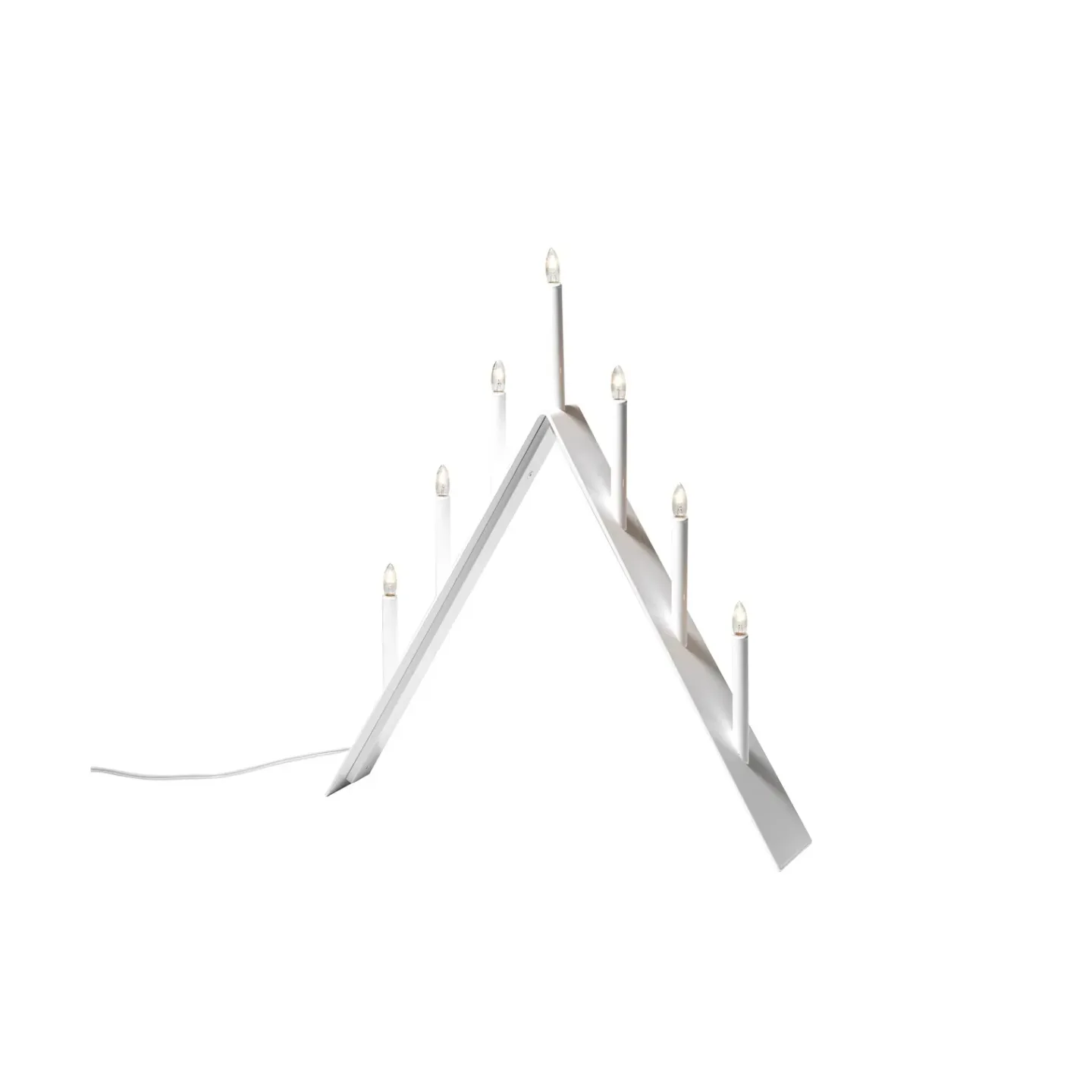 SMD Design Spica 7 adventsljusstake vit, led