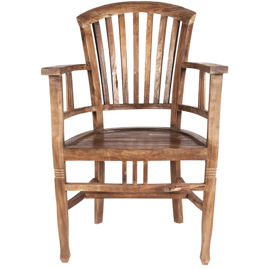 Armlehnstuhl Oceandrift naturbraun Teakholz