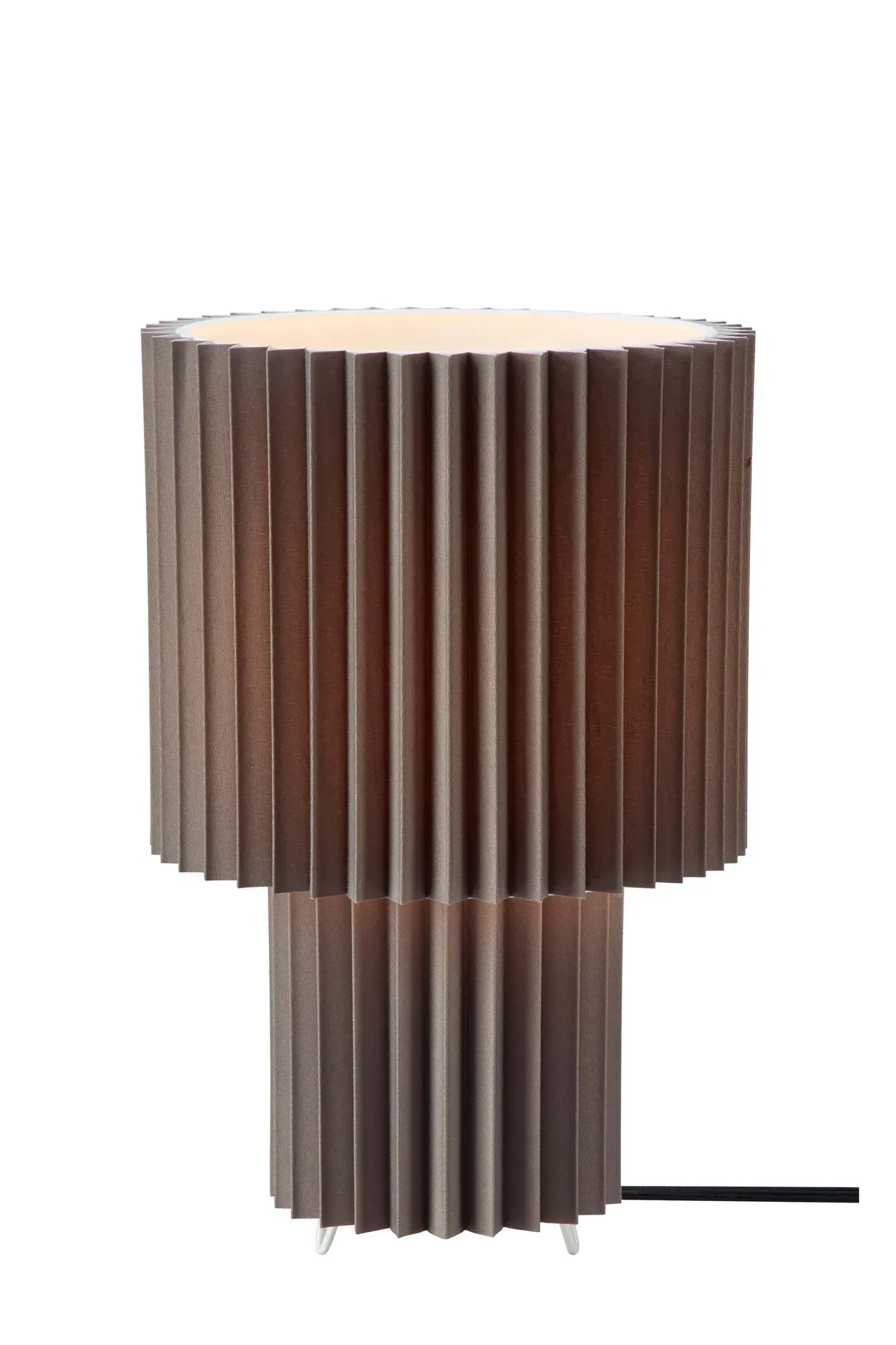 Catis Tischlampe Grau 32 cm