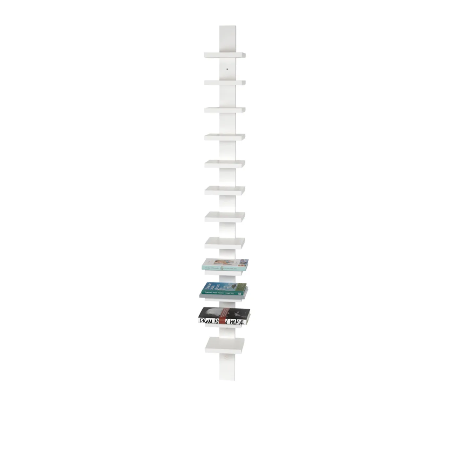 Källemo - Pilaster Hylla Nr. 3 Vit täcklack - Hyllor - John Kandell - Vit - Trä