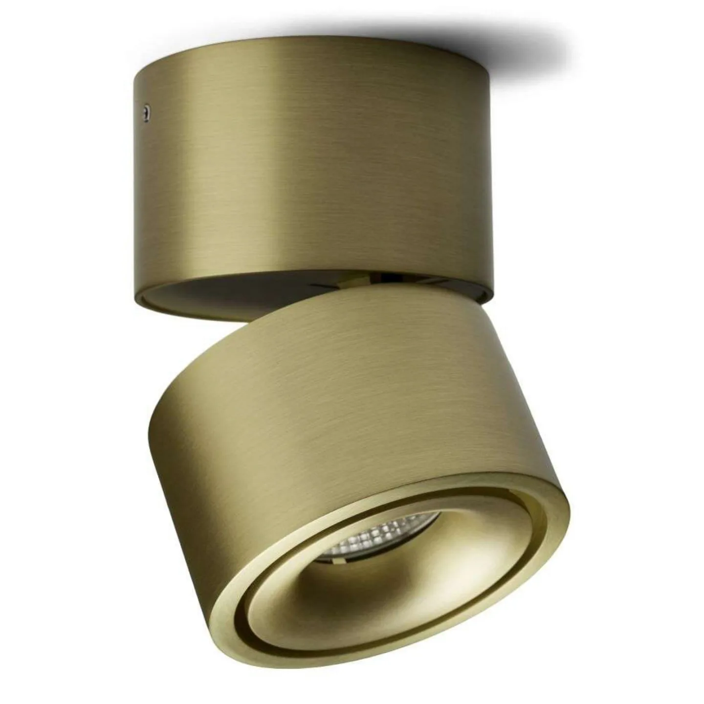 Easy Mini W75 LED Aufgesetzter Spot 2700K Brass - Antidark - Wohnzimmer - Aluminium