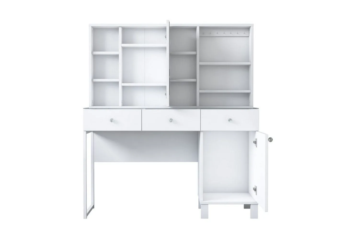 Ceris Sminkbord 120 cm - Vit