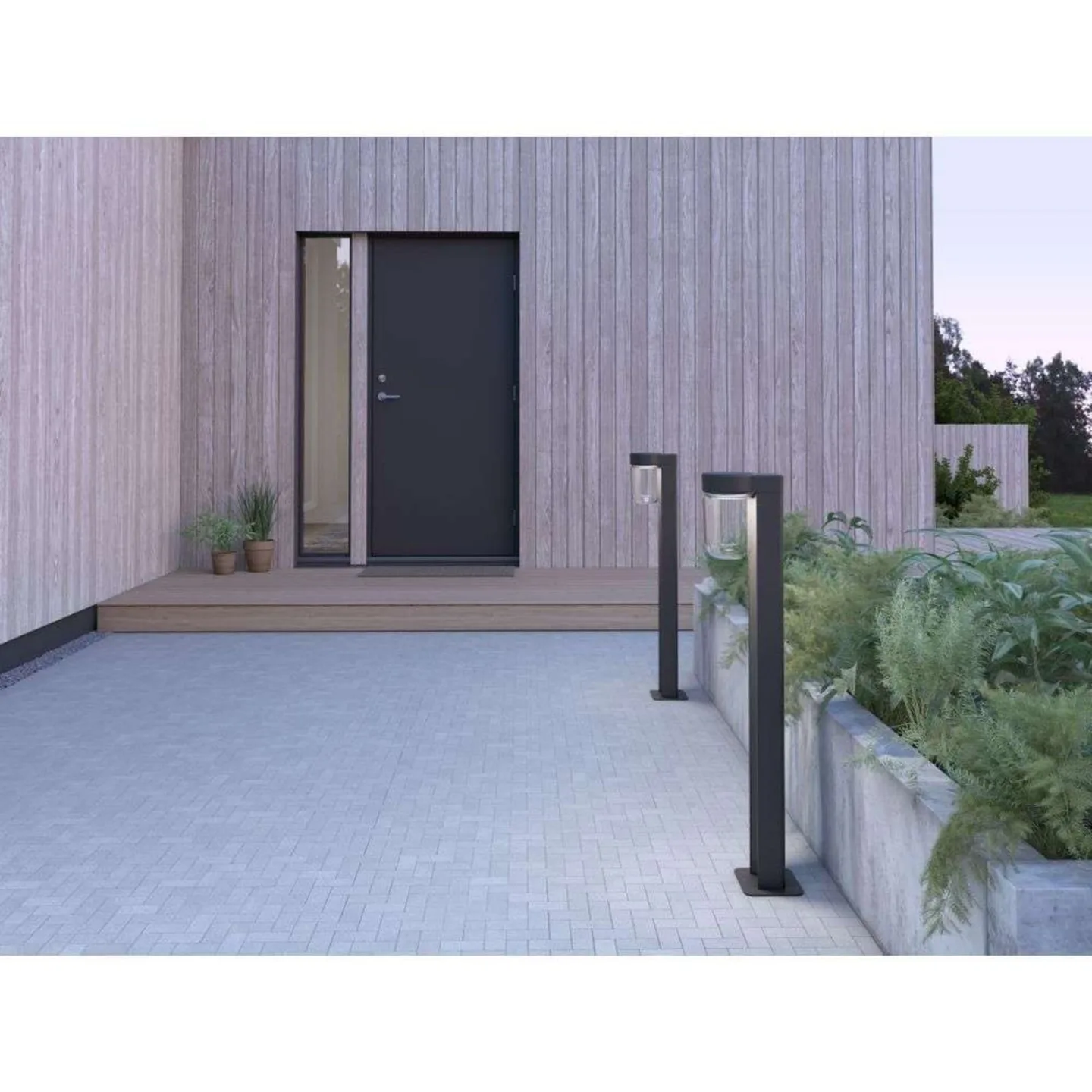 Moon Gartenleuchte H94,7 Black - Belid - Terrasse - Metall