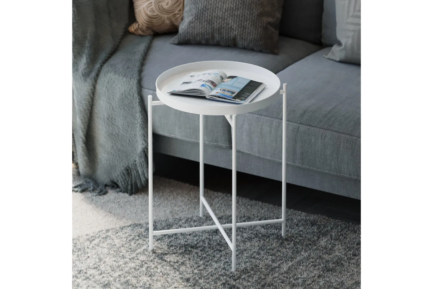Mamta Soffbord 46 cm - Vit