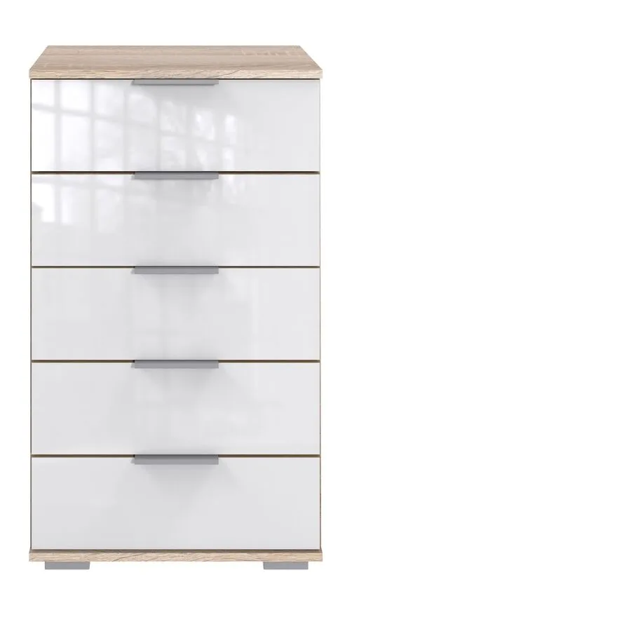 Kommode Peyton C weiss Holzwerkstoff B 49 H 102 cm