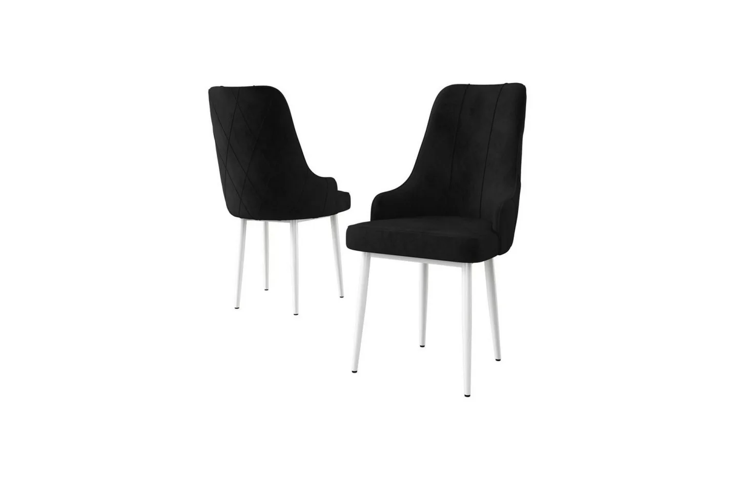 Matstol Mobarkar Svart / Vit - Svart / Vit