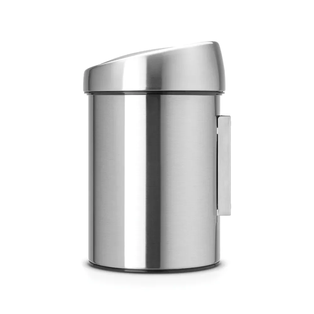 Brabantia Touch Bin (für die Wand) Kunststoffeinsatz 3 L Gebürsteter Stahl