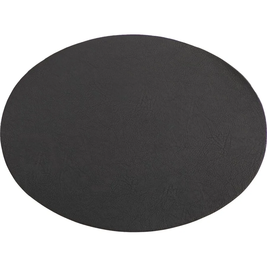 ZICZAC Tischset Troja Schwarz Kunstleder 33 x 45 cm