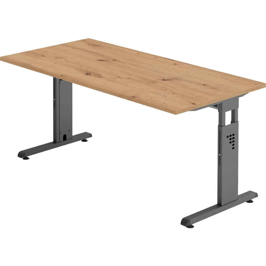 Schreibtisch Office Asteiche Holzwerkstoff B 160 T 80 cm