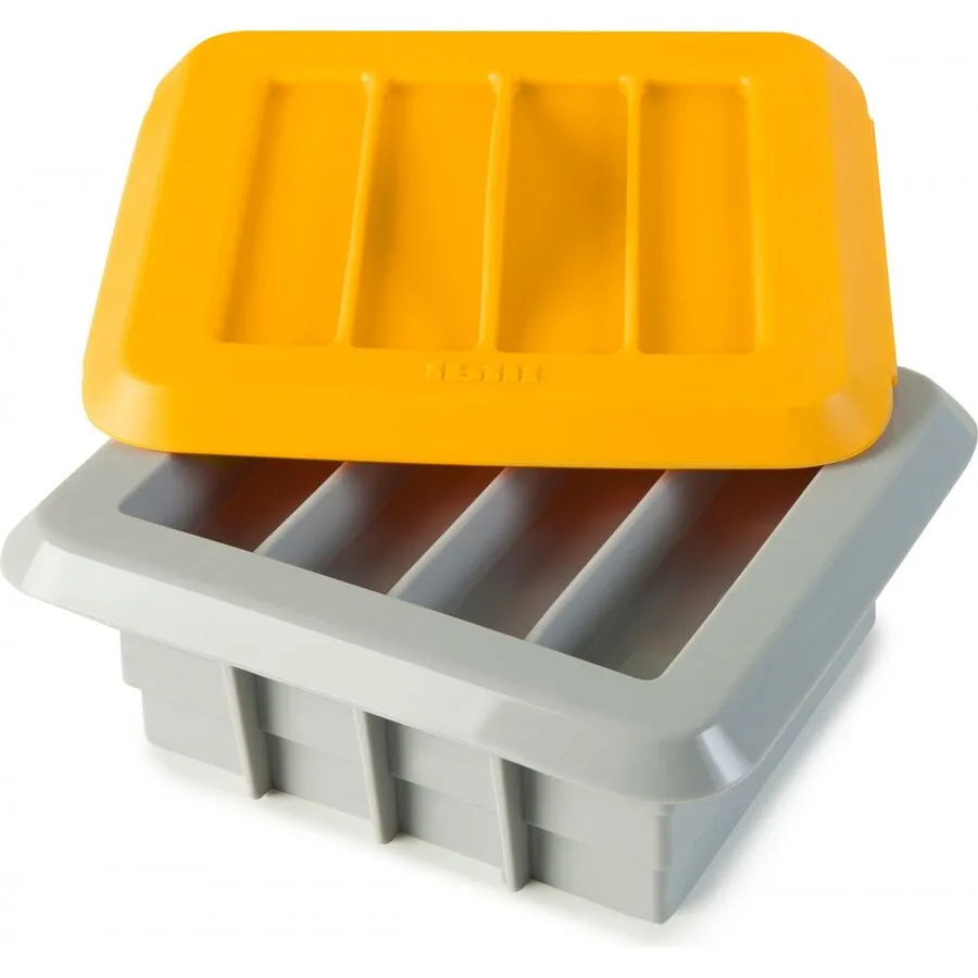 Ibili - Farbe: Orange/Grau - Material: Silikon