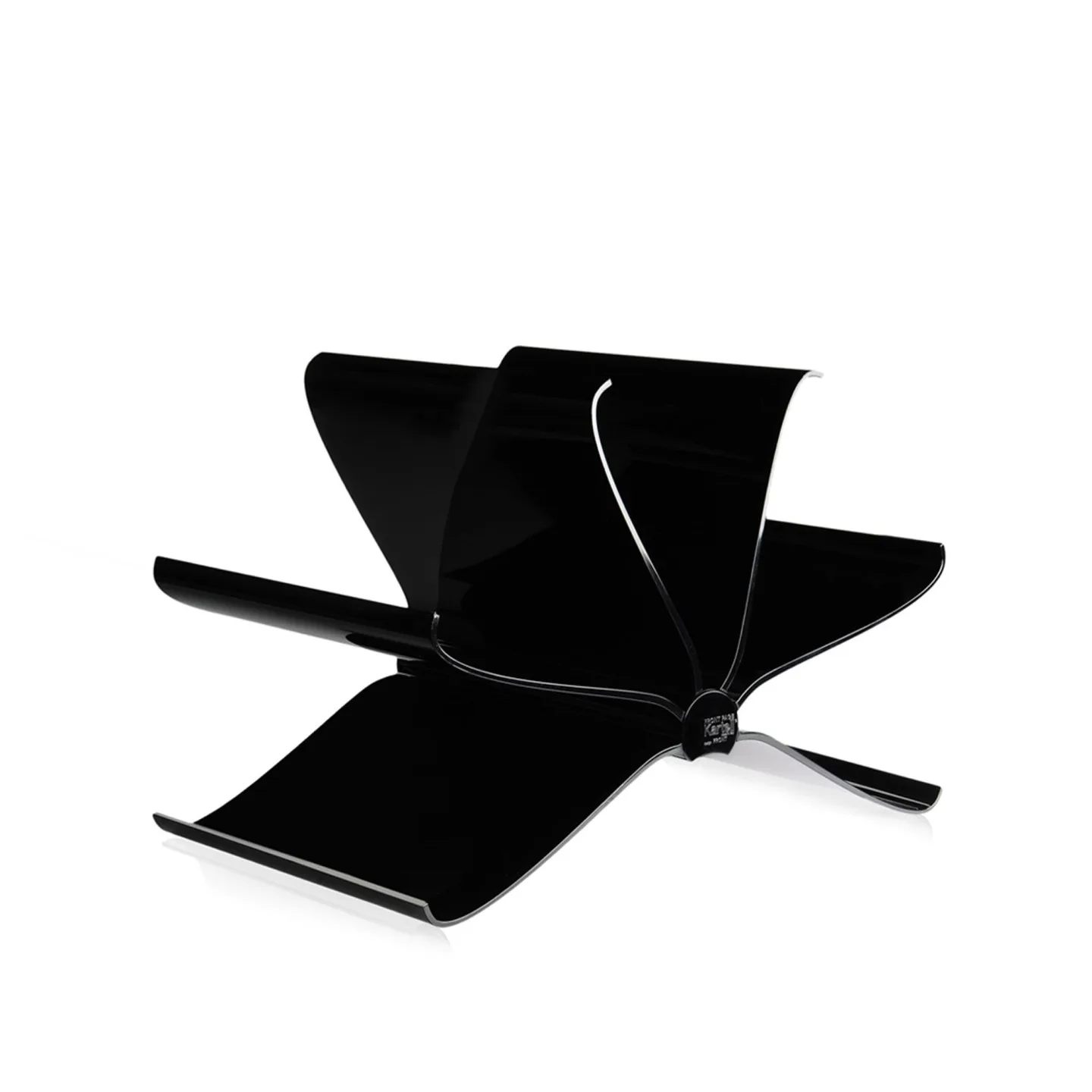 Kartell - Front Page - Black - Bokstöd och tidningsställ - Svart - Plast