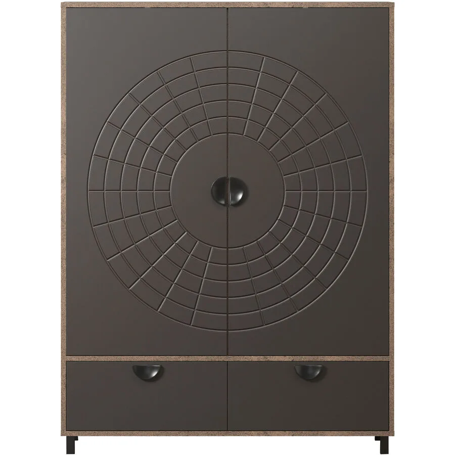Highboard Vojo taupe Holzwerkstoff B 120 H 163 cm