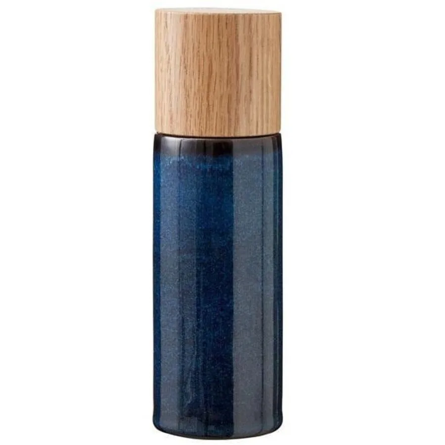 Gewürzmühle BITZ Dunkelblau Steinzeug H 16.7 cm Set