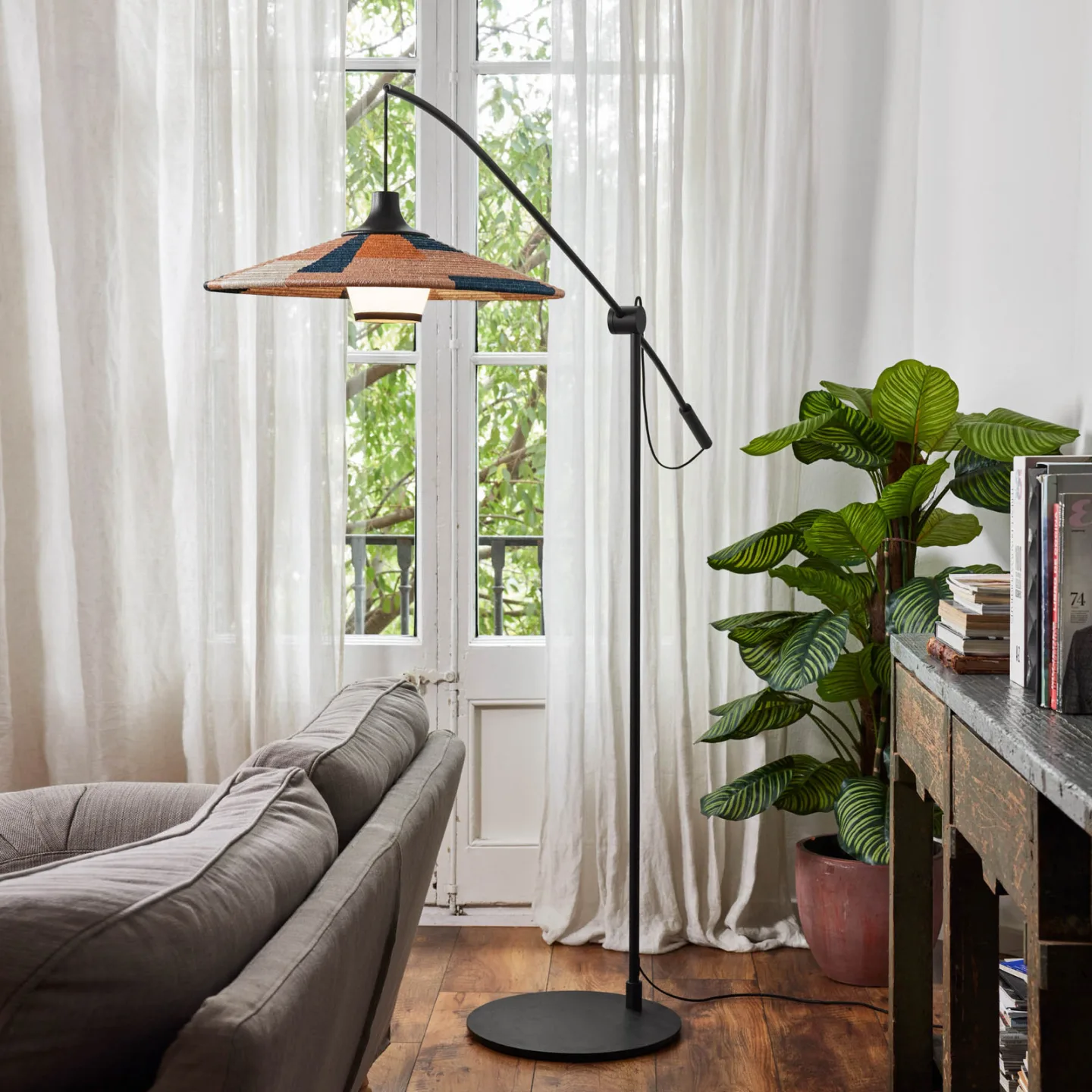 Parrot Stehleuchte Sand - Forestier - Wohnzimmer - Design - Metall - Einflammig