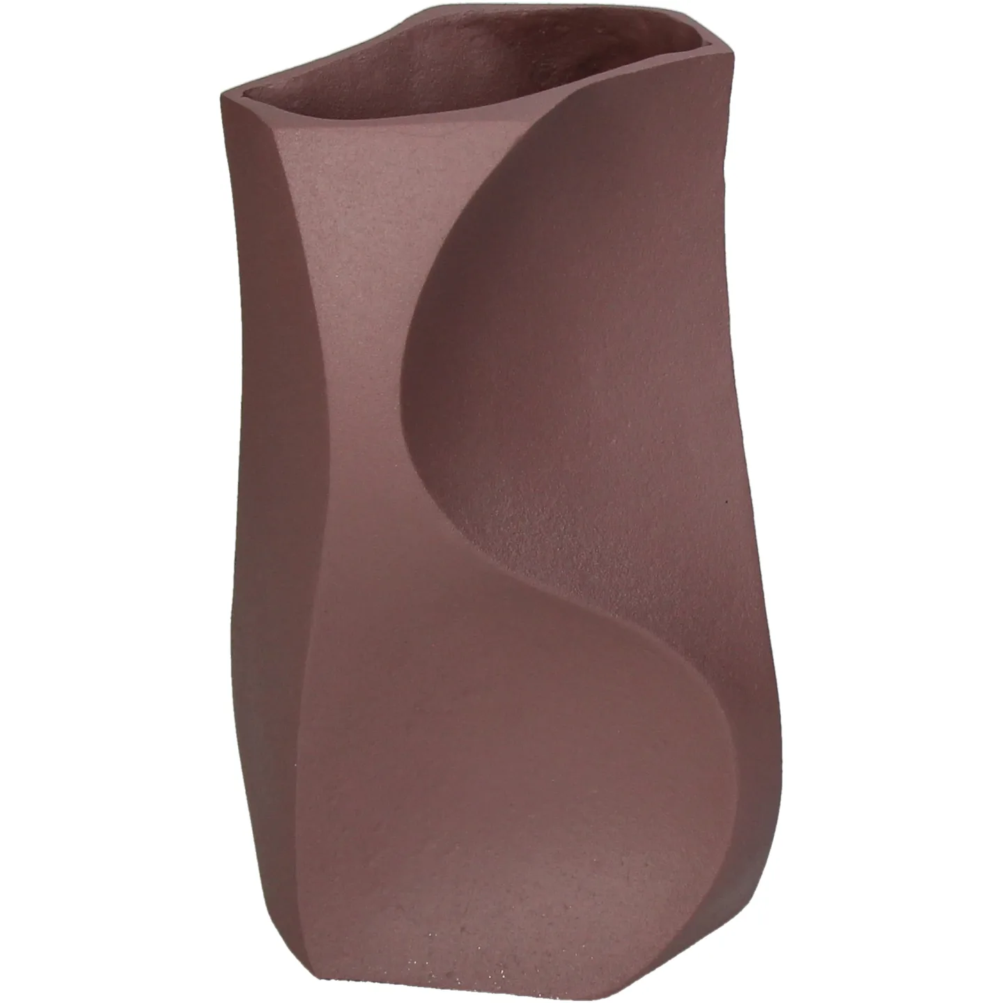 Kersten Vase Aluminium, Mauve H: 24 cm | Schubiger Möbel
