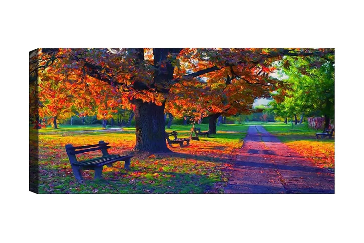 Canvastavla YTY Landscape & Nature Flerfärgad - 120x50 cm