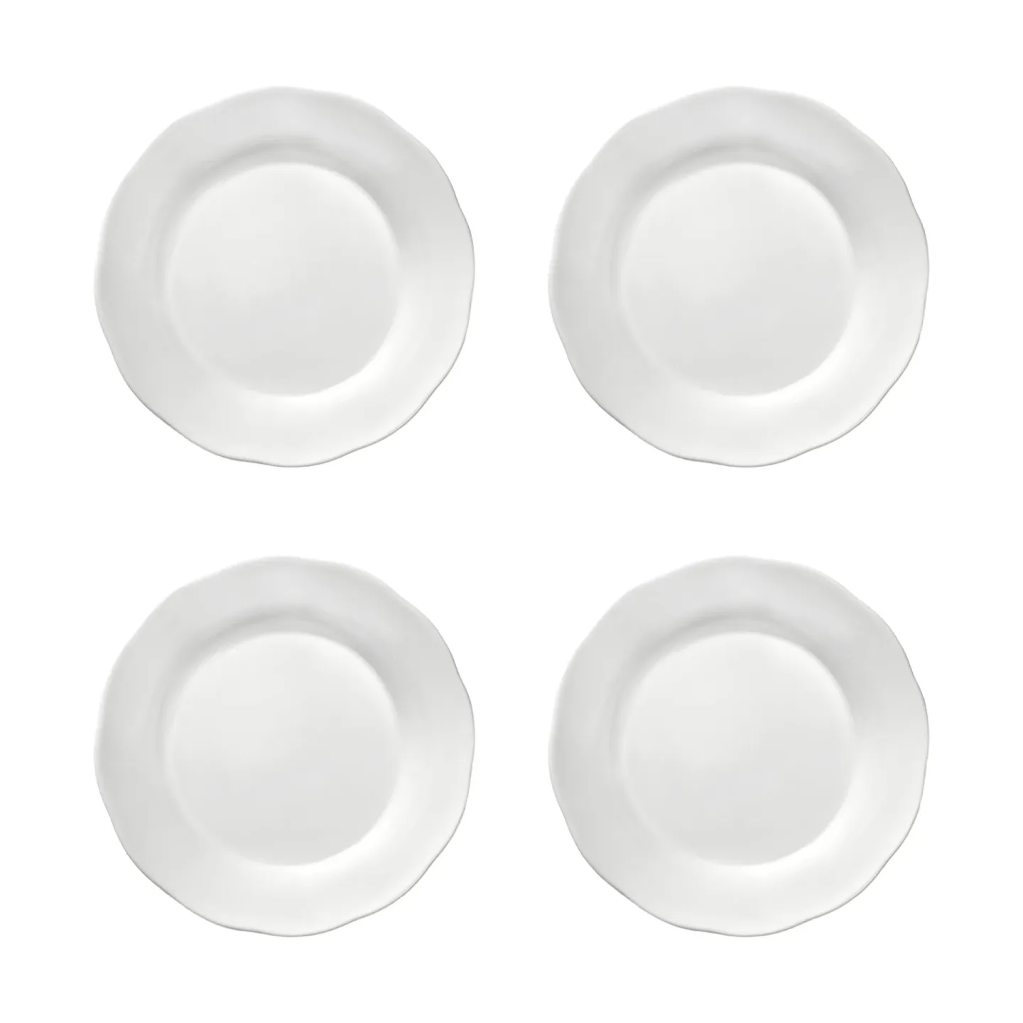 Serax Silhouette tiefer Seitenteller M Ø15 cm 4er pack White