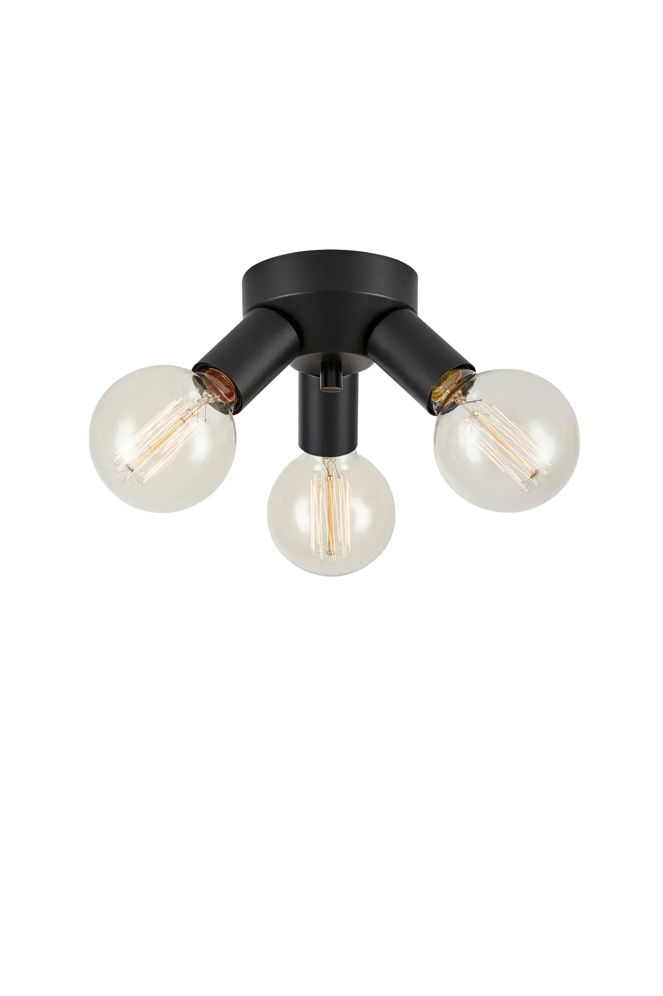 Mazzo Deckenlampe Schwarz 3 Lampen