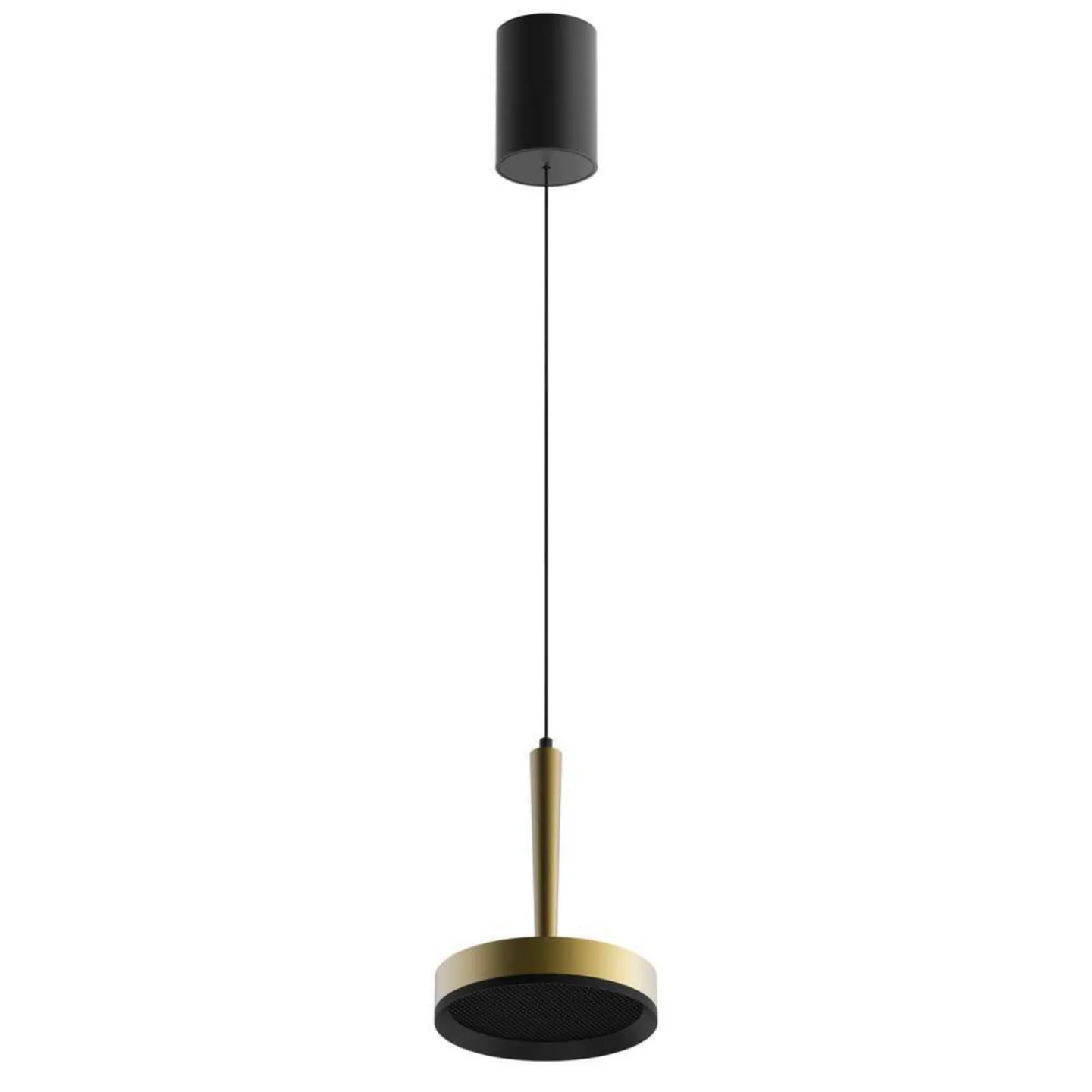 Nyx P1 Pendelleuchte Matt Brass - Loom Design - Wohnzimmer - Modern - Aluminium - Einflammig