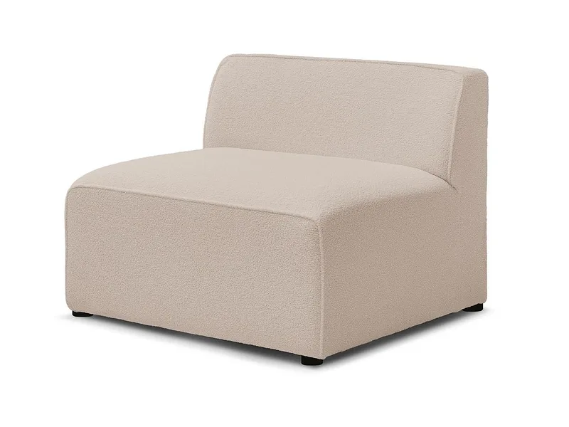Modulare Sessel für Sofa BOBOCHIC MEGEVE Boucle-Stoff beige