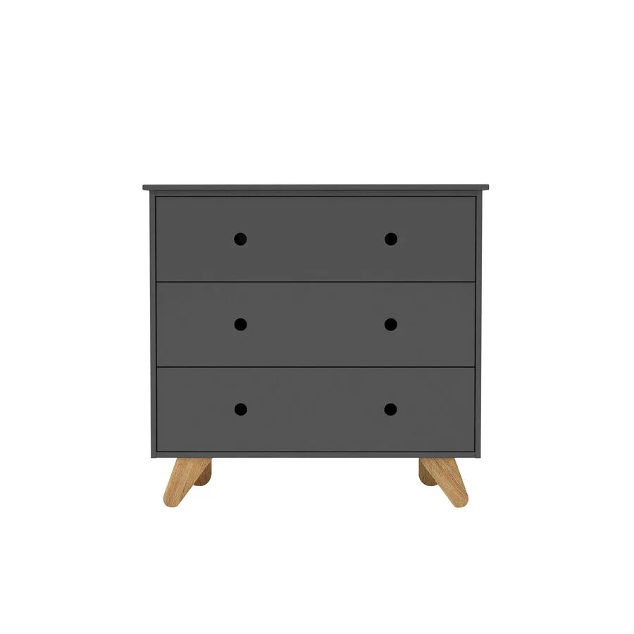 Kommode Akai grau Pinie/MDF B 95 T 50 H 90 cm