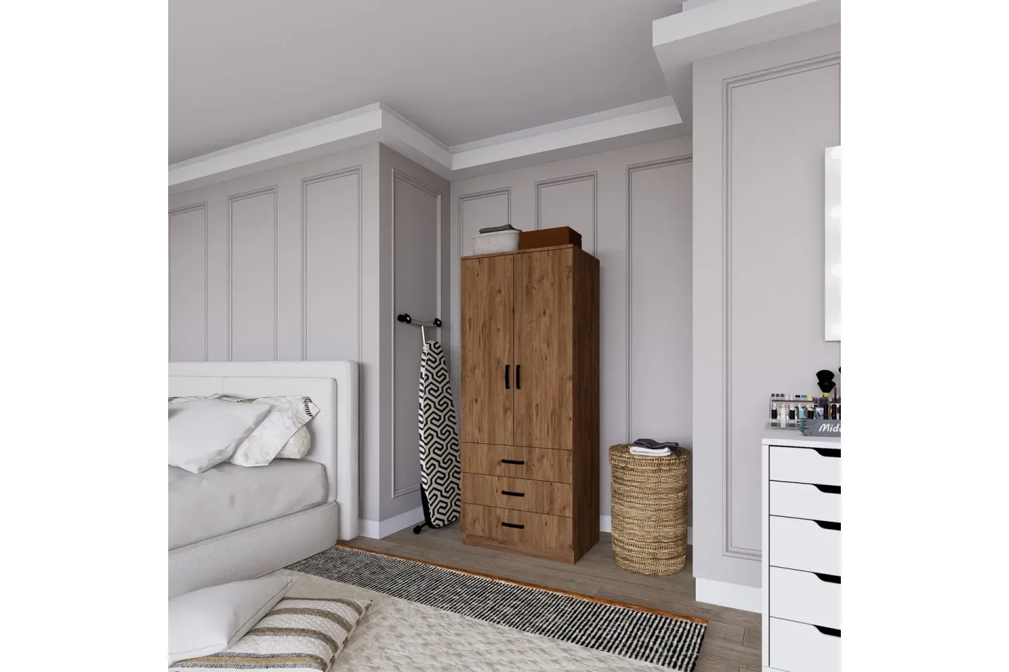 Haaken Garderob 60x174,8 cm - Brun
